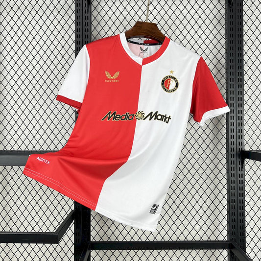 Camisa Feyenoord l 2025/26 Torcedor Masculina