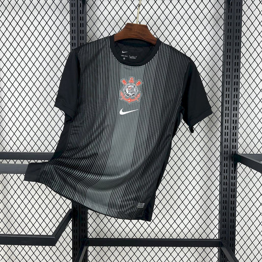 Camisa Nike Corinthians Goleiro Preta 2025/26 Masculina