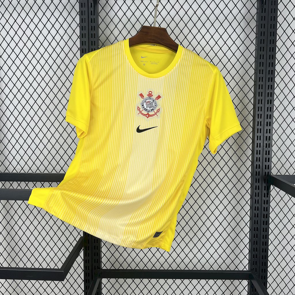 Camisa Nike Corinthians Goleiro Amarela 2025/26 Masculina