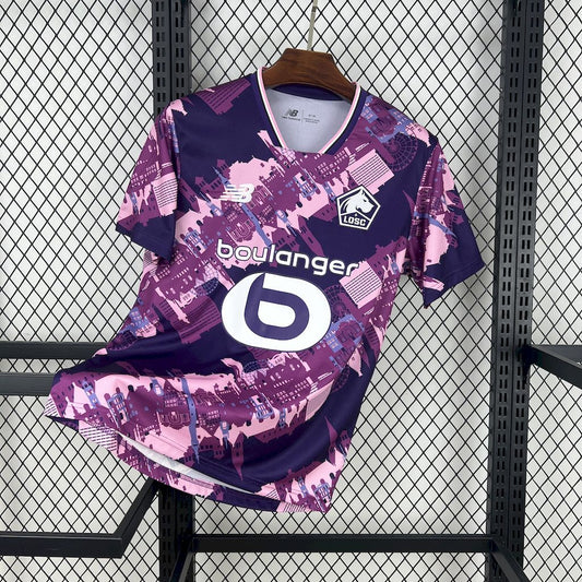Camisa Lille OSC ll 2025/26 Torcedor Masculina