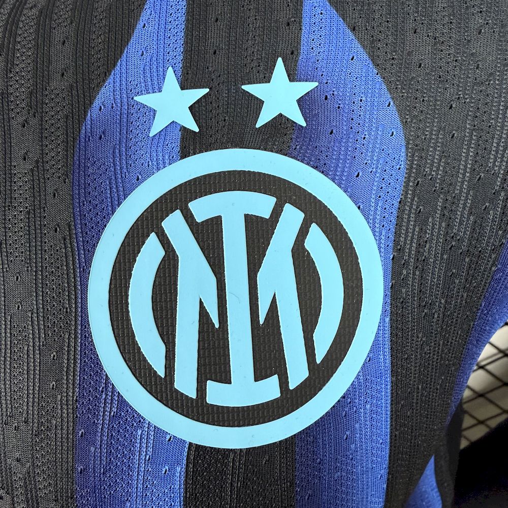 Camisa Inter Milan I Manga Longa 2025/26 Jogador Masculina