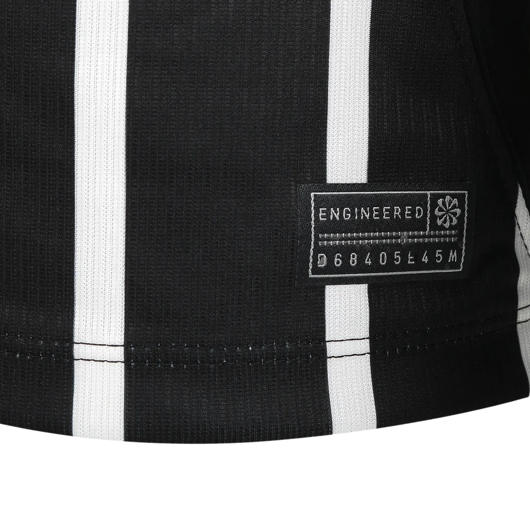 Camisa Nike Corinthians II 2026/27 Torcedor Masculina- Listrada Preto e Branco