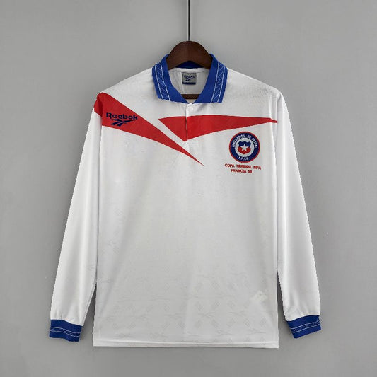 Camisa Retrô Chile II Manga Longa 1998