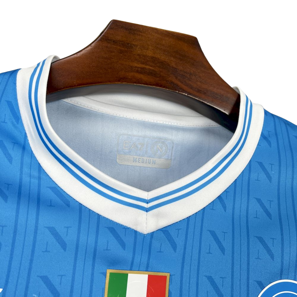 Camisa Napoli I 2025/26 Torcedor Masculina