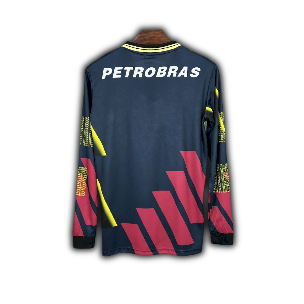 Camisa Retrô Flamengo Goleiro Manga Longa 1998