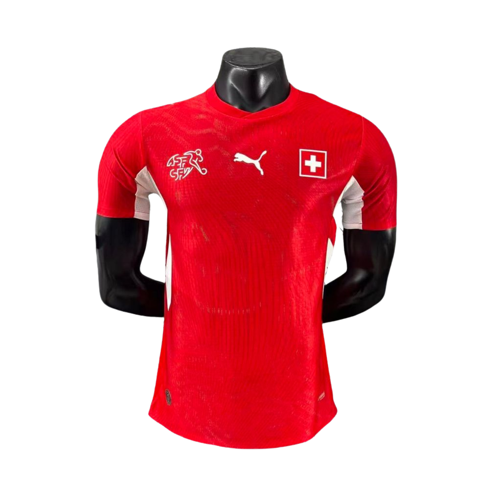Camisa Suiça I COPA DO MUNDO 2026 Jogador Masculina