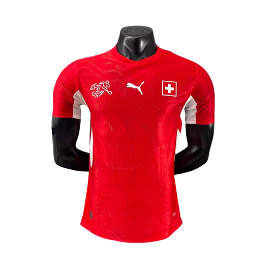 Camisa Suiça I COPA DO MUNDO 2026 Jogador Masculina
