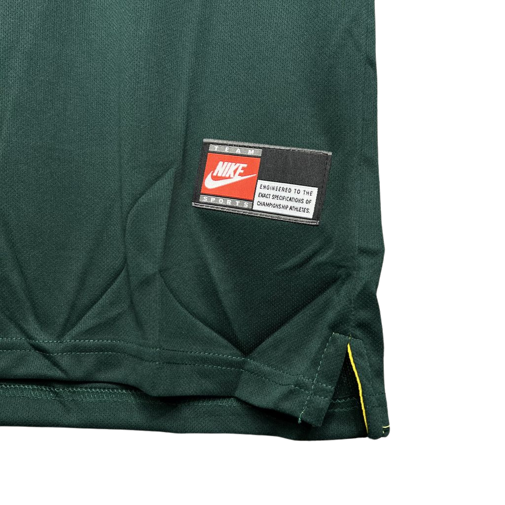 Camisa Retrô Brasil Goleiro 1998 - Verde Escuro