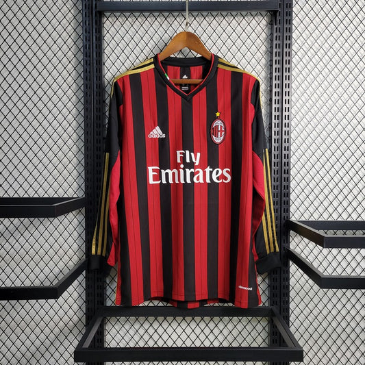 Camisa Retrô AC Milan Manga Longa 2013/14