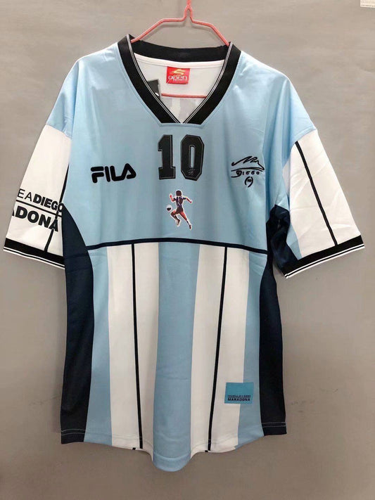 Camisa Retrô Argentina 2001 Maradona