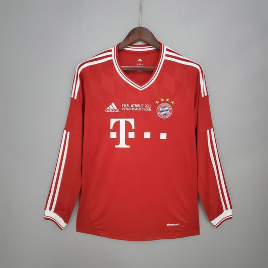 Camisa Retrô Bayern Munich I Manga Longa 2013/14