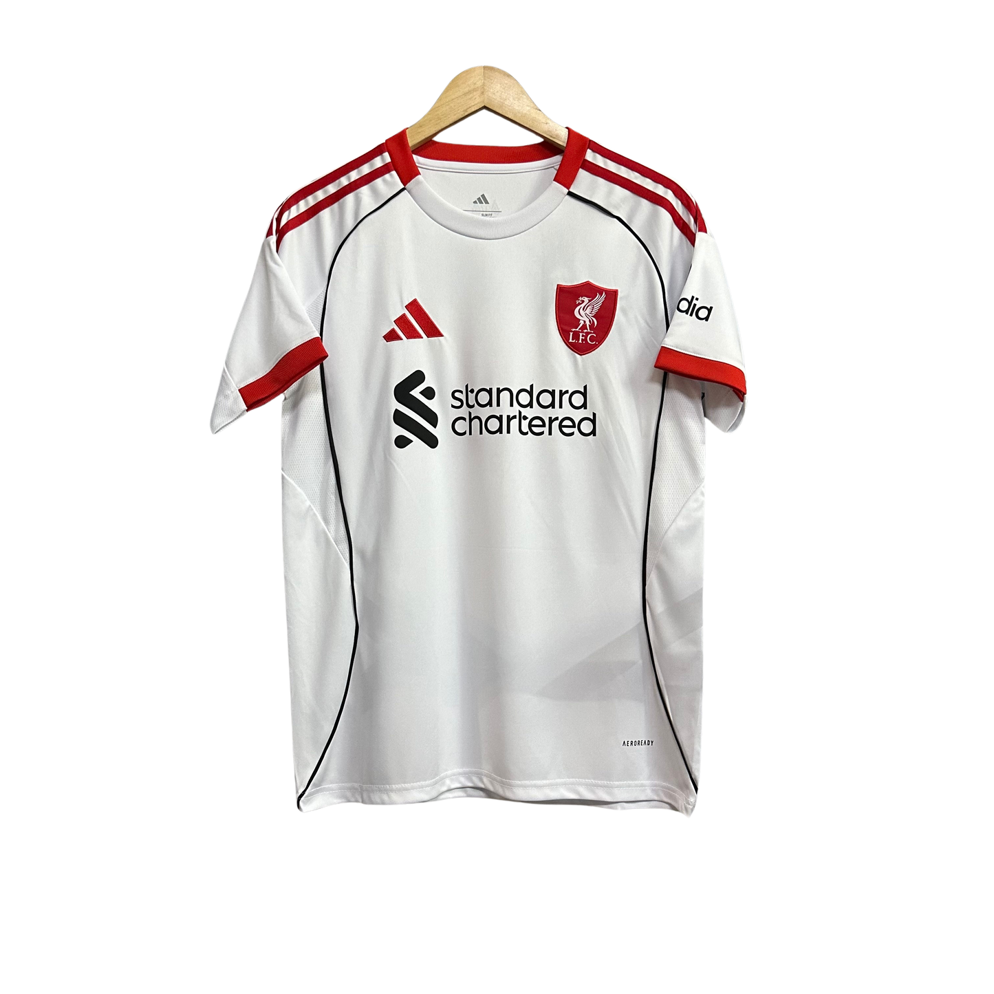 Camisa-Liverpool-away-ii-branca-vermelho-standard-adidas-lfc-time-futebol-champions-league-25-26
