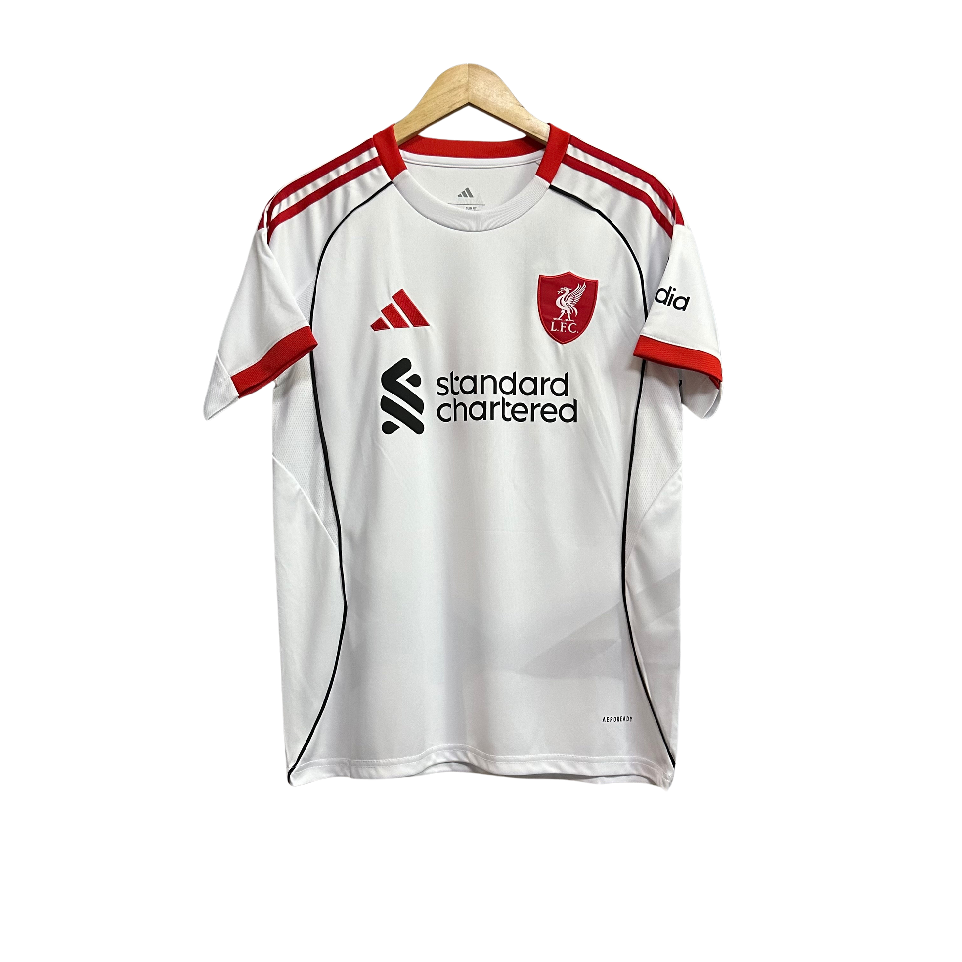 Camisa-Liverpool-away-ii-branca-vermelho-standard-adidas-lfc-time-futebol-champions-league-25-26