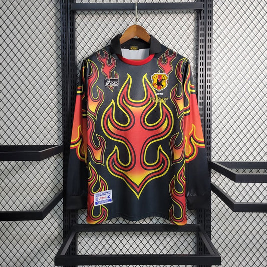Camisa Retrô Japão Goleiro Manga Longa 1998