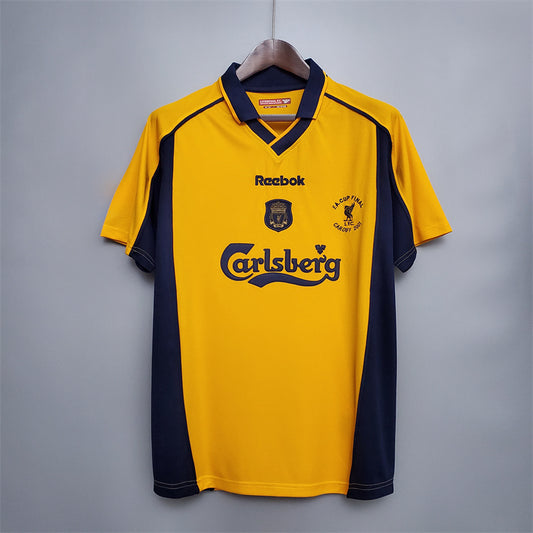 Camisa Retrô Liverpool II 2000/01- Amarela