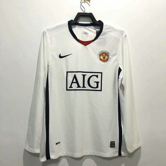 Camisa Retrô Manchester United II Manga Longa 2008/09