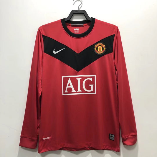 Camisa Retrô Manchester United I Manga Longa 2009/10