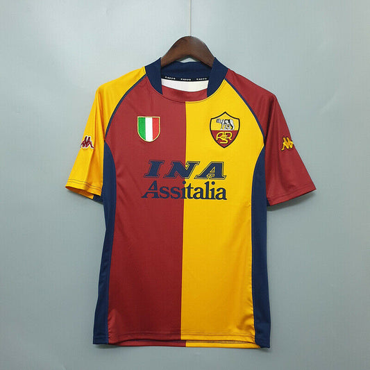 Camisa Retrô Roma I 2001/02