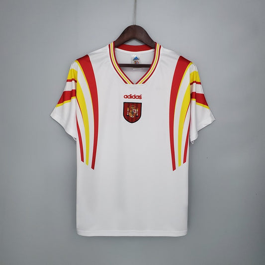 Camisa Retrô Espanha II 1996- Branca