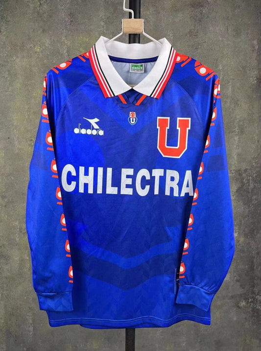 Camisa Retrô Universidad de Chile I Manga Longa 1996
