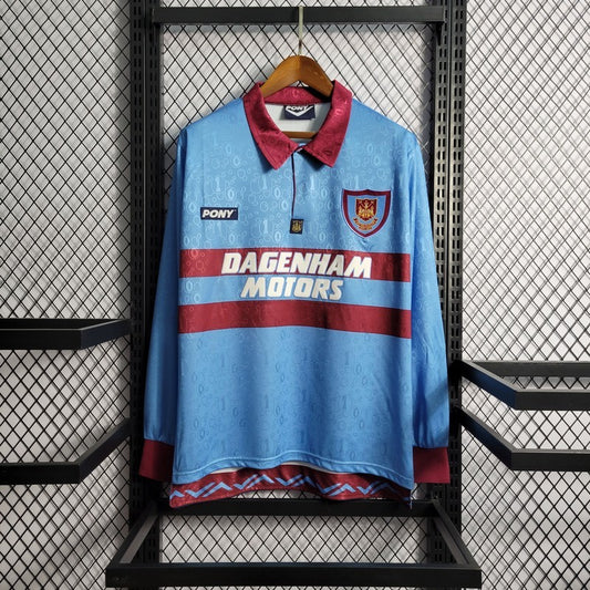 Camisa Retrô West Ham II Manga Longa 1995/97