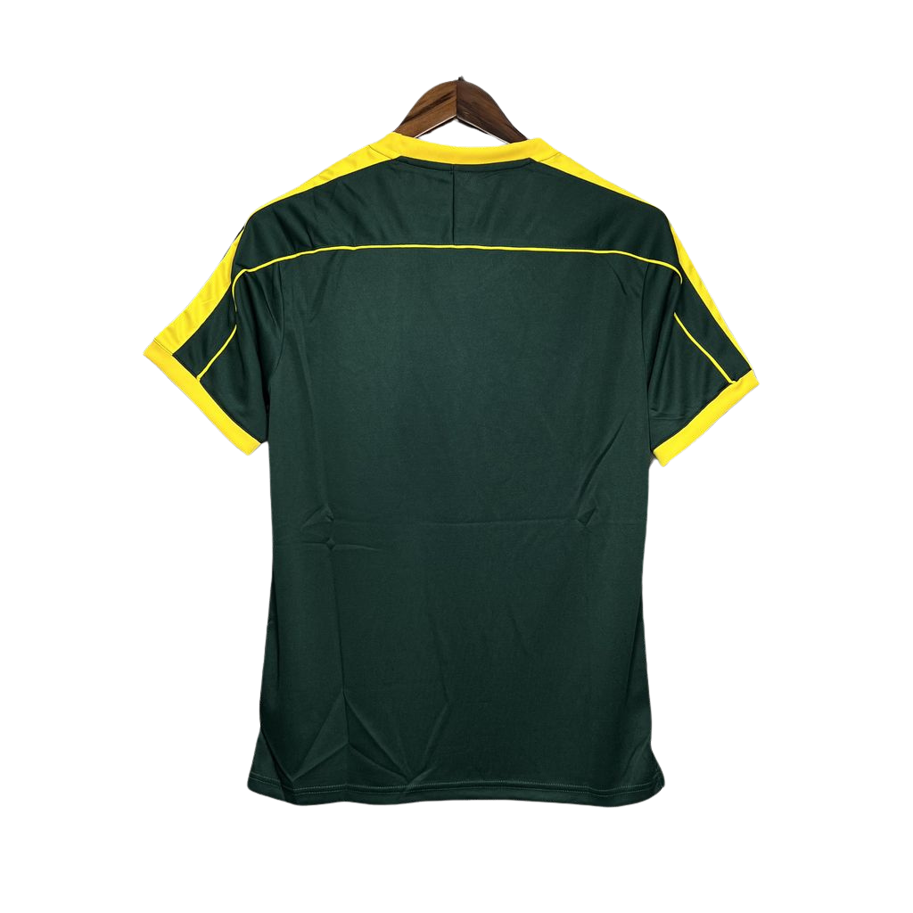 Camisa Retrô Brasil Goleiro 1998 - Verde Escuro