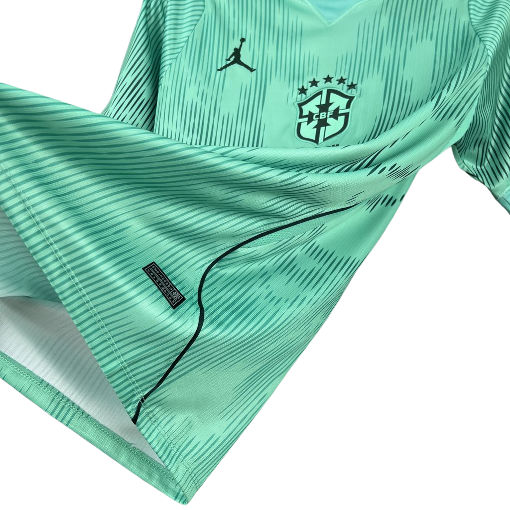 Camisa de Goleiro Brasil Jordan 2026/27 Torcedor Pro Masculina COPA DO MUNDO