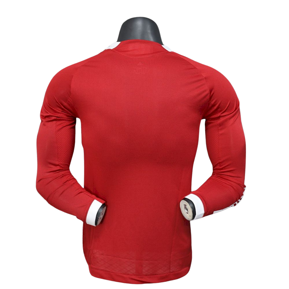 Camisa Liverpool Manga Longa I 2025/26 Jogador Masculina