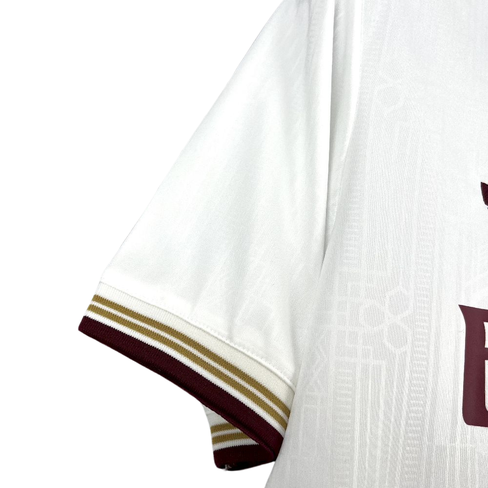 camisa-arsenal-lii-2025-26-torcedor-masculina-champions-league-lancamento-europeu-branca-vinho-adidas-emirates-fly-better