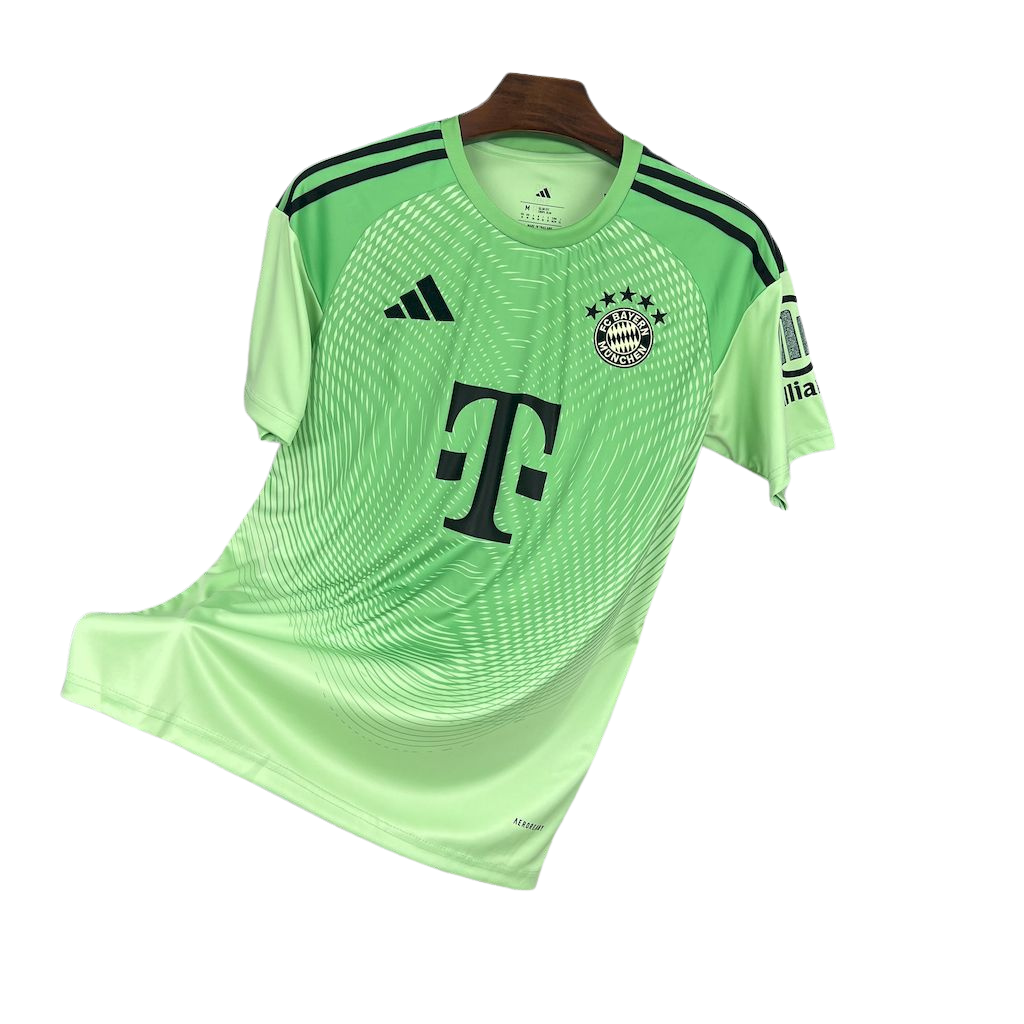camisa-bayern-goleiro-2025-26-torcedor-masculina-camiseta-champions-league-lancamento-europeu-goleiro-oficial-verde-neon-t-fc-bayern-munchen-bayern-de-munich-munique-adidas