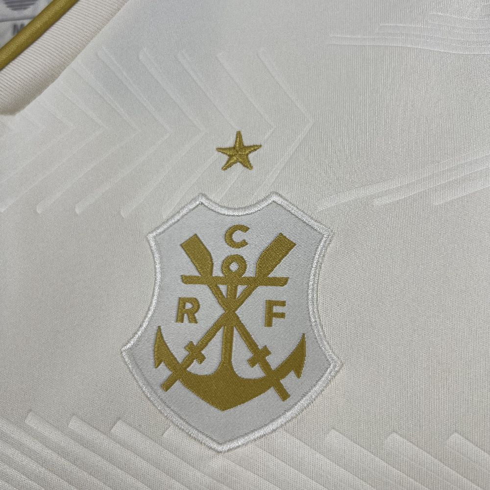 camisa-flamengo-lll-2025-26-torcedor-feminina-camiseta-lancamento-third-adidas-off-white-rubro-negro-clube-de-regatas-branco-branca-vermelha-preta-dourada-dourado