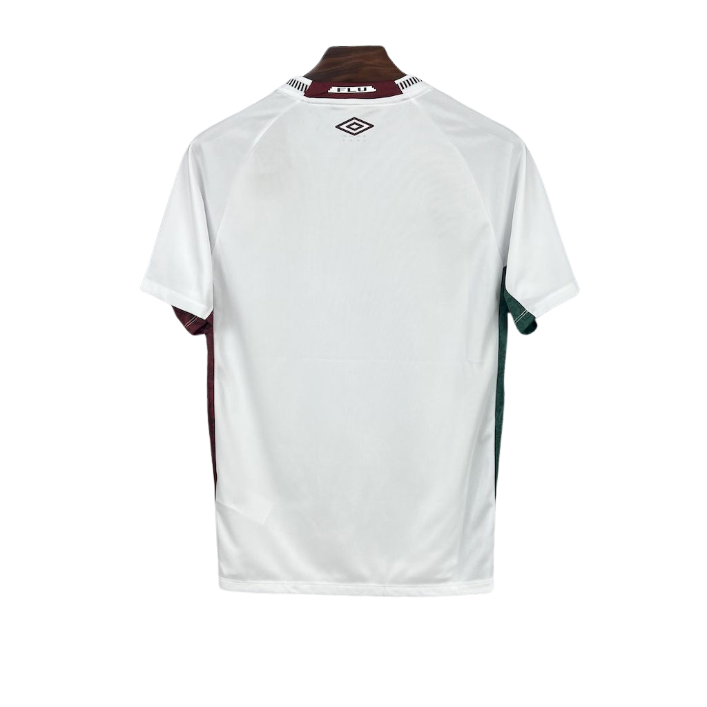 camisa-fluminense-ll-2025-26-torcedor-masculina-camiseta-lancamento-segunda-away-oficial-branca-branco-verde-e-vinho-na-lateral-superbet-umbro