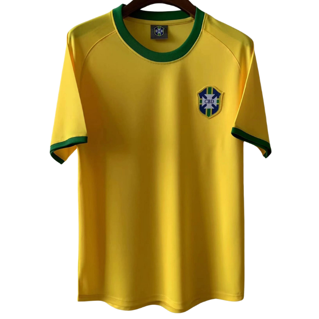 camisa-retrô-brasil-1970 camisa-brasil-tricampeão-1970 uniforme-brasil-antigo camisa-cbd-1970 camisa-seleção-brasileira-retrô camiseta-brasil-1970