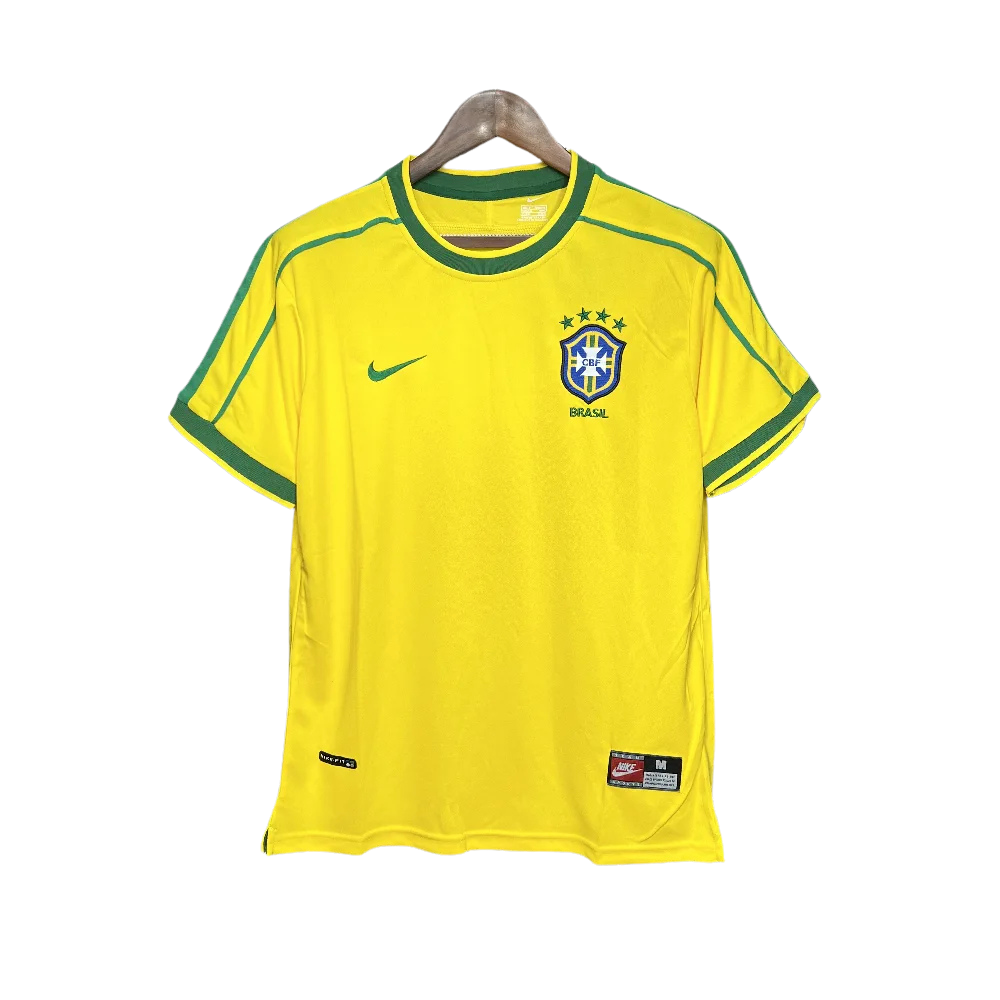 camisa-retrô-brasil-1998-amarela camisa-seleção-brasileira-2000 uniforme-brasil-vintage-98 camisa-cbf-retrô-1998 copa-do-mundo camiseta-brasil-clássica-1999