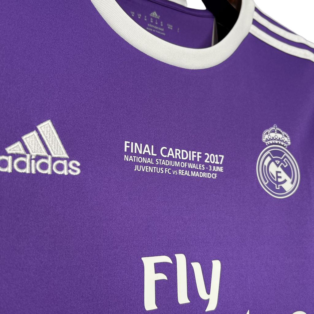 camisa-retro-real-madrid-il-2016-17-antiga-away-segunda-oficial-europeu-uniforme-camiseta-final-champions-league-cardiff-2017-uefa-cr7-cristiano-ronaldo-roxa-roxo-adidas-fly-emirates