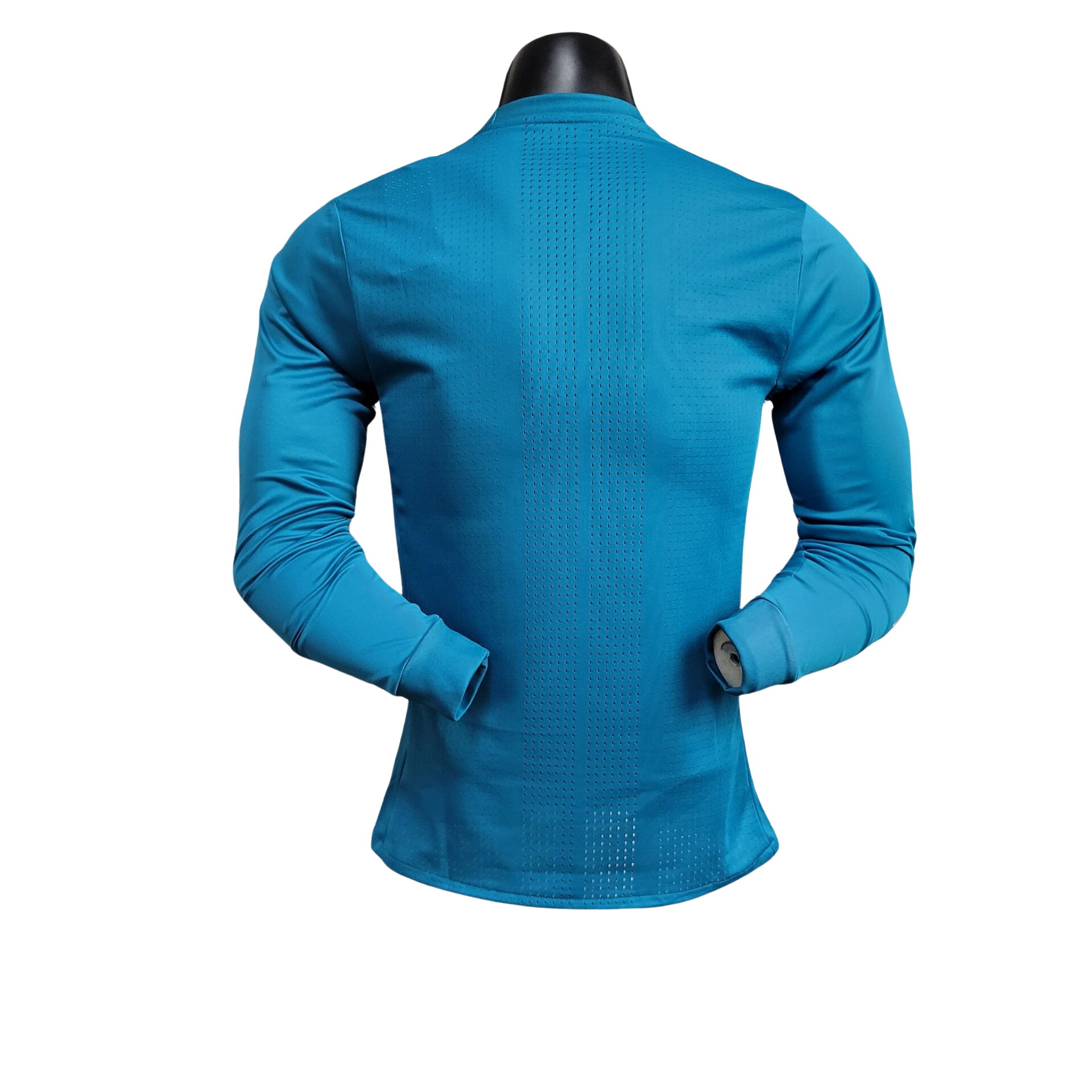 camisa-retro-real-madrid-il-manga-longa-2017-2018-antiga-away-segunda-oficial-europeu-azul-clara-e-azul-escura-uniforme-camiseta-fifa-fly-emirates-adidas-cr7-cristiano-ronaldo