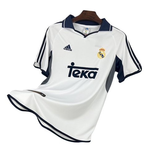 camisa-retro-real-madrid-l-2000-01-azul-marinho-e-cinza-nas-laterais-branca-teka-adidas-home-primeira-oficial-europeu-gola-polo-azul