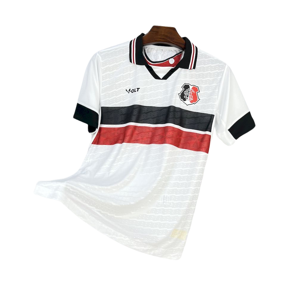 camisa-santa-cruz-ll-2025-26-torcedor-masculina-camiseta-lancamento-volt-vermelha-branca-preta-vermelho-branco-preto-away
