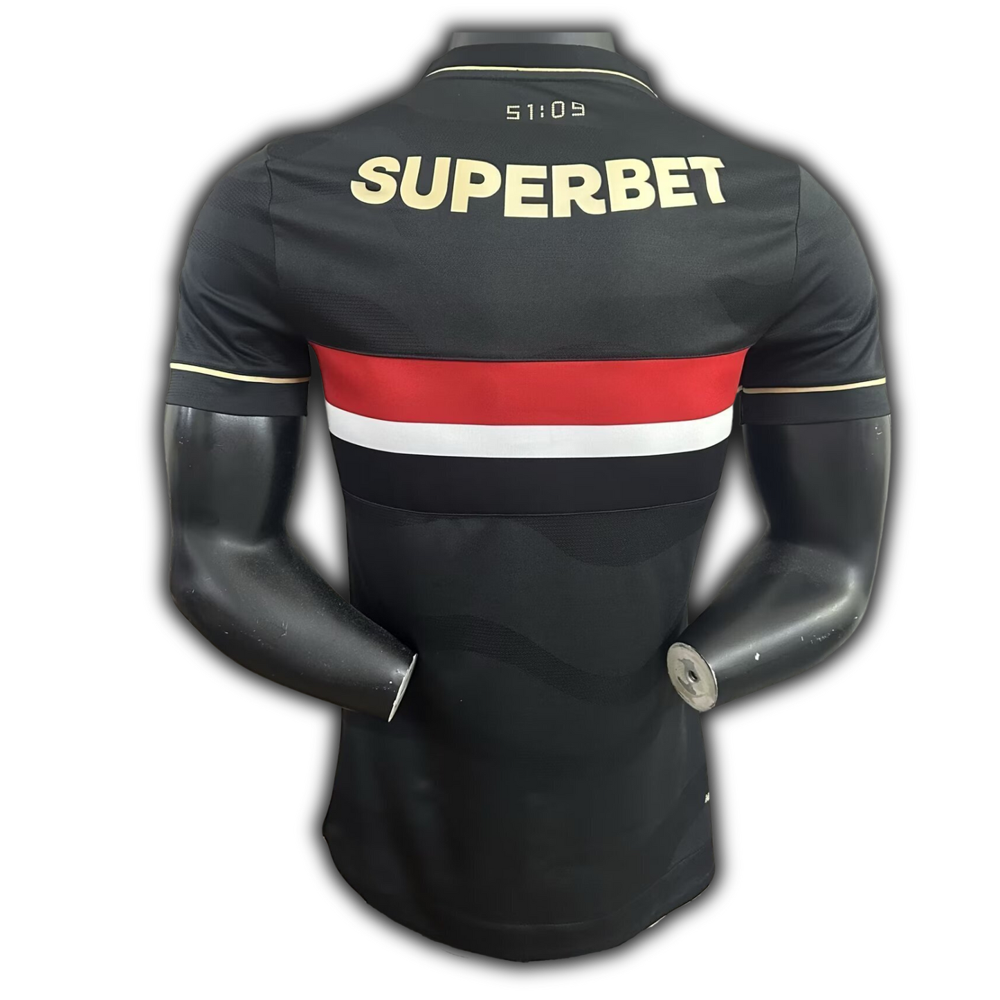 camisa-sao-paulo-lll-2025-26-jogador-masculina-camiseta-lancamento-third-preta-preto-dourada-dourado-vermelha-branca-ademicon-superbet