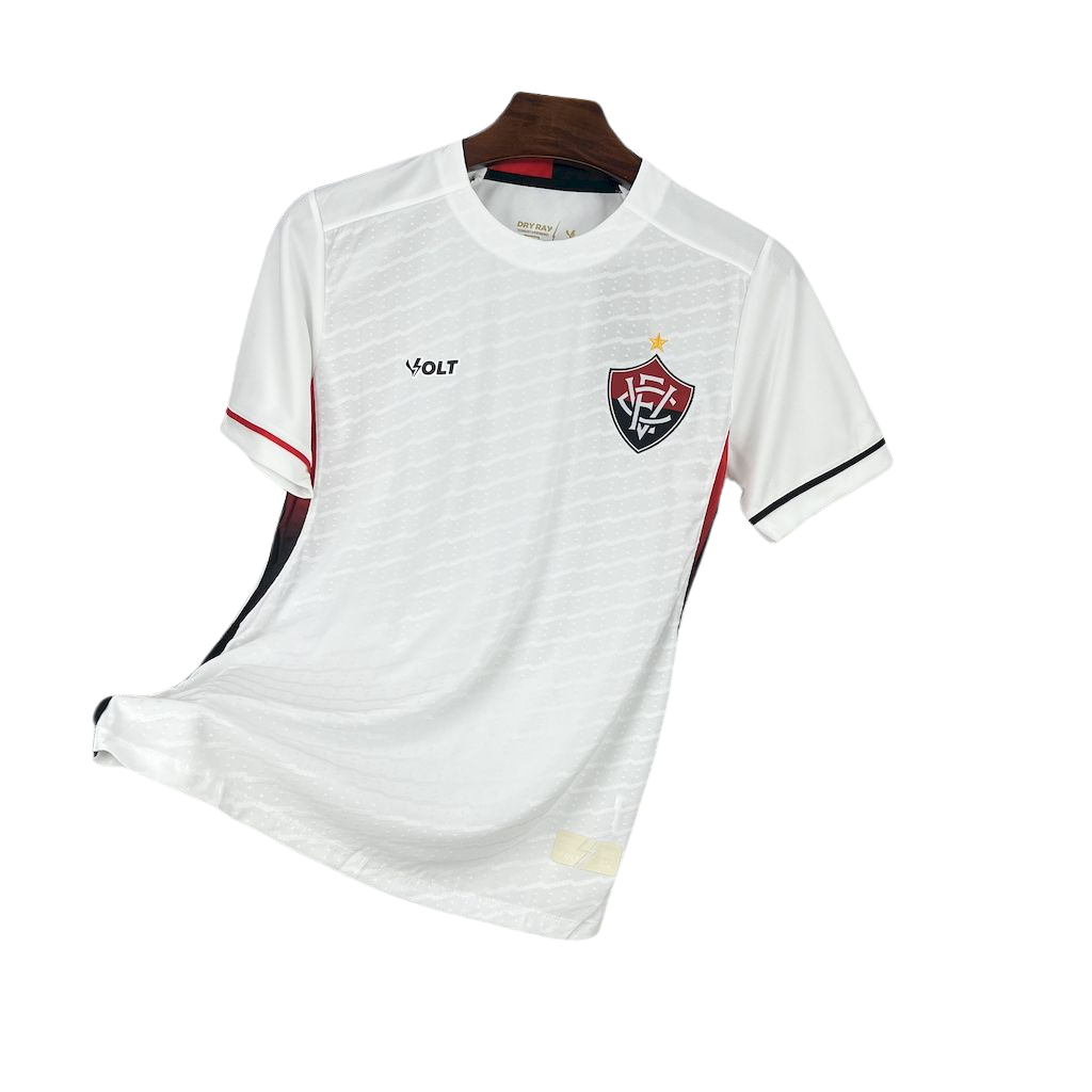camisa-vitoria-ll-2025-26-torcedor-masculina-camiseta-lancamento-segunda-away-oficial-branca-branco-colt-detalhes-vermelho