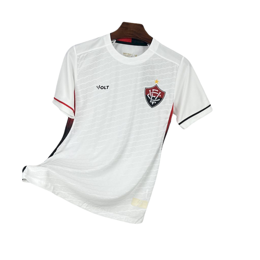 camisa-vitoria-ll-2025-26-torcedor-masculina-camiseta-lancamento-segunda-away-oficial-branca-branco-colt-detalhes-vermelho