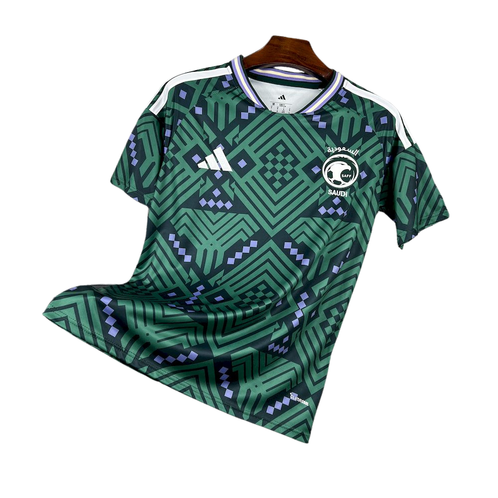 camisa arabia saudita 2026 titular verde camiseta seleção saudita masculina nova atual copa do mundo uniforme jogo futebol arabia saudita premium