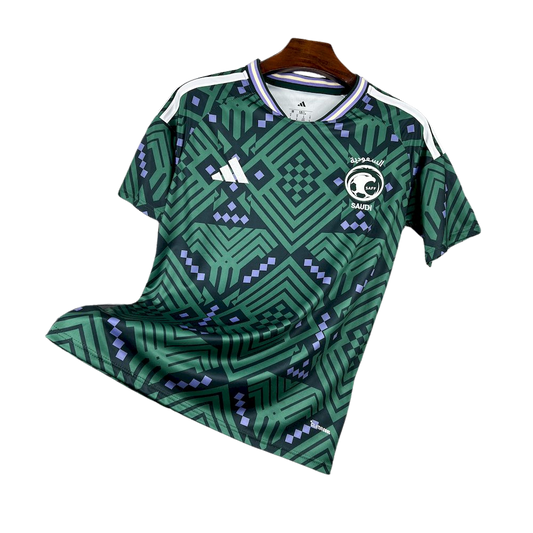 camisa arabia saudita 2026 titular verde camiseta seleção saudita masculina nova atual copa do mundo uniforme jogo futebol arabia saudita premium