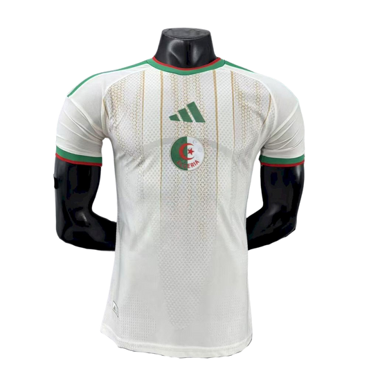 camisa argelia 2026 titular player version branca verde camiseta seleção argelina masculina nova atual copa do mundo uniforme jogador futebol argelia premium