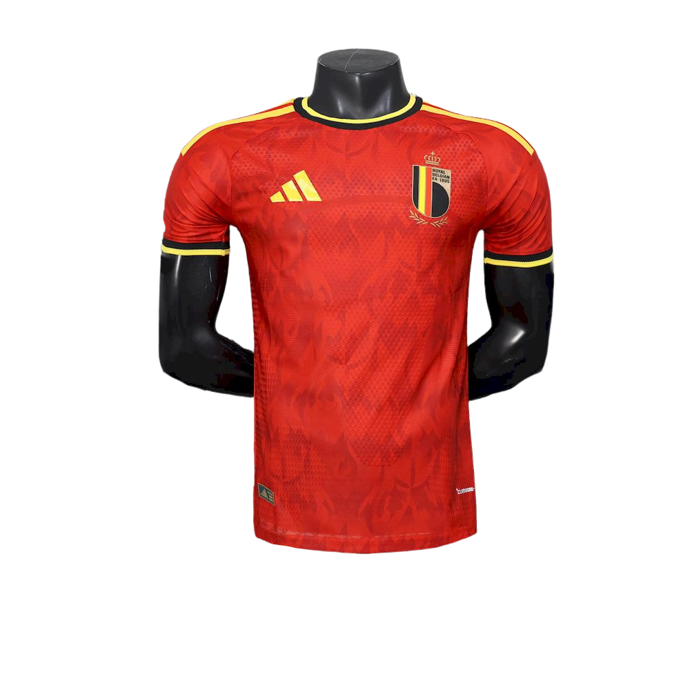 camisa belgica 2026 titular player version vermelha camiseta seleção belga masculina nova atual copa do mundo uniforme jogador futebol belgica premium