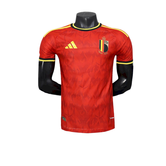 camisa belgica 2026 titular player version vermelha camiseta seleção belga masculina nova atual copa do mundo uniforme jogador futebol belgica premium