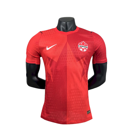 camisa canada 2026 titular player version vermelha camiseta seleção canadense masculina nova atual copa do mundo uniforme jogador futebol canada premium