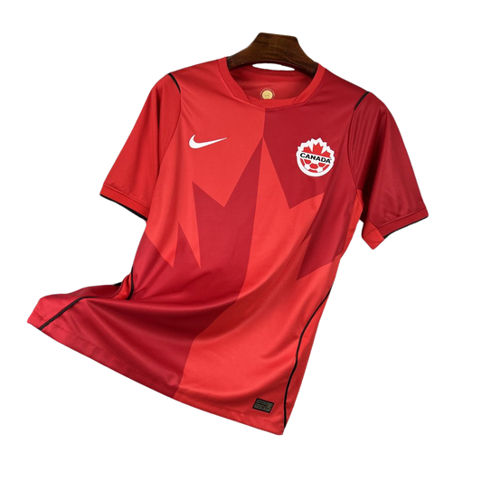 camisa canada 2026 titular vermelha camiseta seleção canadense masculina nova atual copa do mundo uniforme jogo futebol canada premium