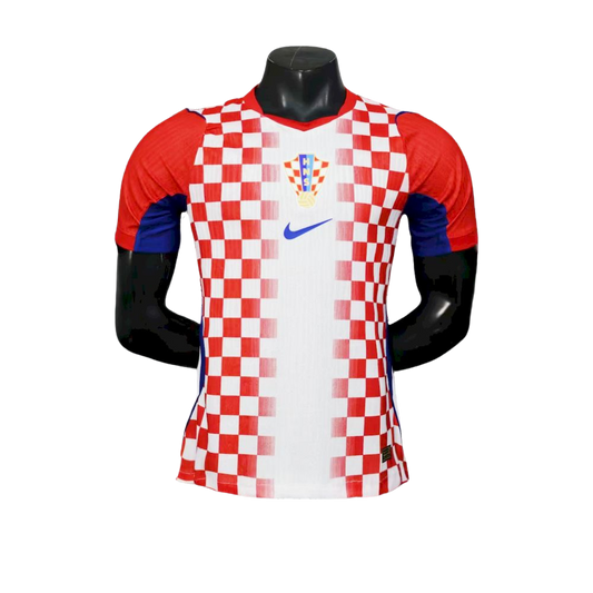 camisa croacia 2026 titular player version vermelha branca xadrez camiseta seleção croata masculina nova atual copa do mundo uniforme jogador futebol croacia premium