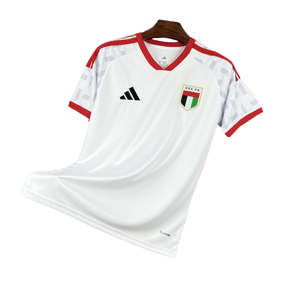 camisa emirados arabes 2026 titular branca camiseta seleção emirados masculina nova atual copa do mundo uniforme jogo futebol emirados arabes premium